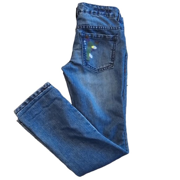 EUC | Gorgeous |👖Guess Jeans👖| Paint Splash | Distressed | Girl's | Size: 10 - Picture 6 of 16